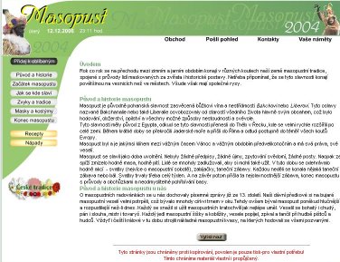 2001-2004 masopust