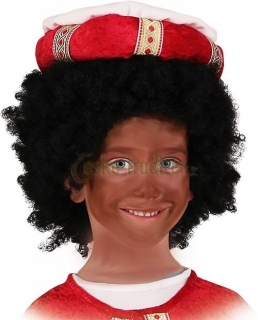 Karnevalový turban ČERVENÝ, dětský