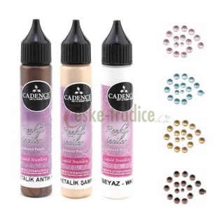 Metalické tekuté perly, 25 ml