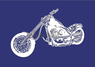 Šablona chopper, A4, My Style - sítotisková, DOPRODEJ