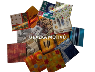Set OSTATNÍ, 10ks - ubrousky pro decoupage, II. JAKOST
