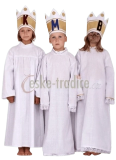 Karnevalový kostým košile jednoduchá bílá, DOPRODEJ!